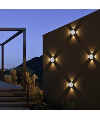 kelvo® ARKOS KLV-101-0109 Φωτιστικό Τοίχου - Απλίκα LED 8W 840lm 15° AC 220-240V Αδιάβροχο IP65 Θερμό Λευκό 2700K - CREE SMD Chip & TÜV SÜD Driver - Λευκό Ματ - Μ13 x Π5.5 x Υ13cm - 5 Χρόνια Εγγύηση